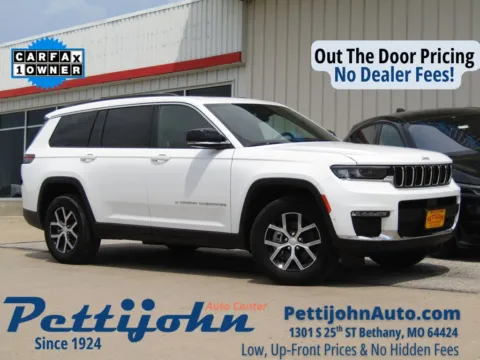 White 2024 Jeep Grand Cherokee L Limited for sale in Bethany, MO