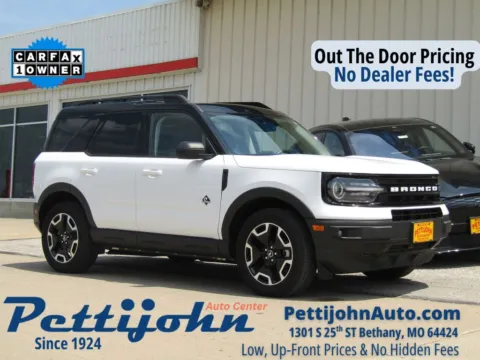 White 2021 Ford Bronco Sport Outer Banks for sale in Bethany, MO