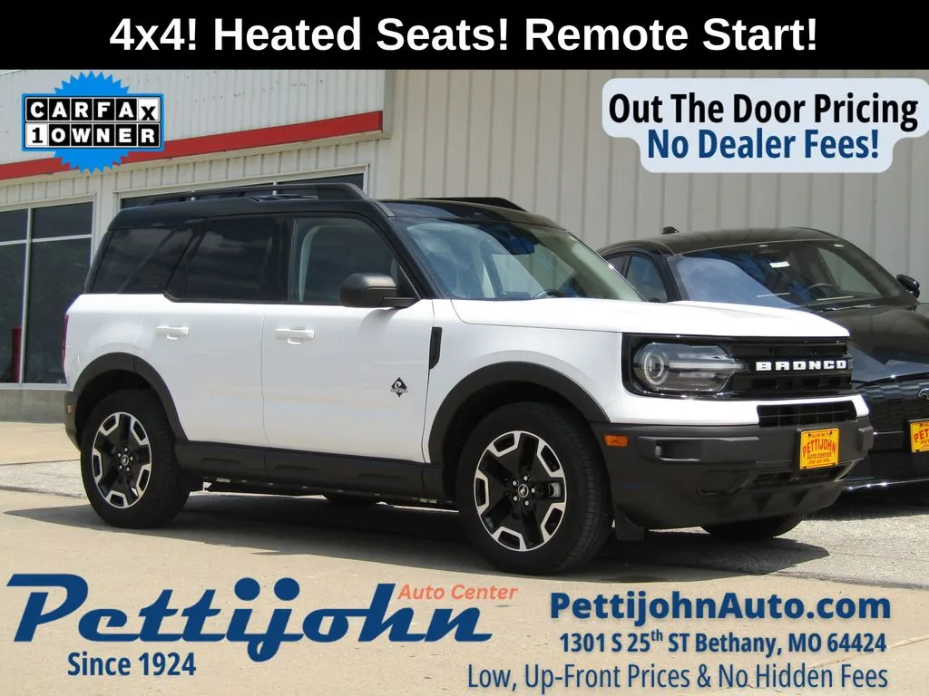 White 2021 Ford Bronco Sport Outer Banks for sale in Bethany, MO