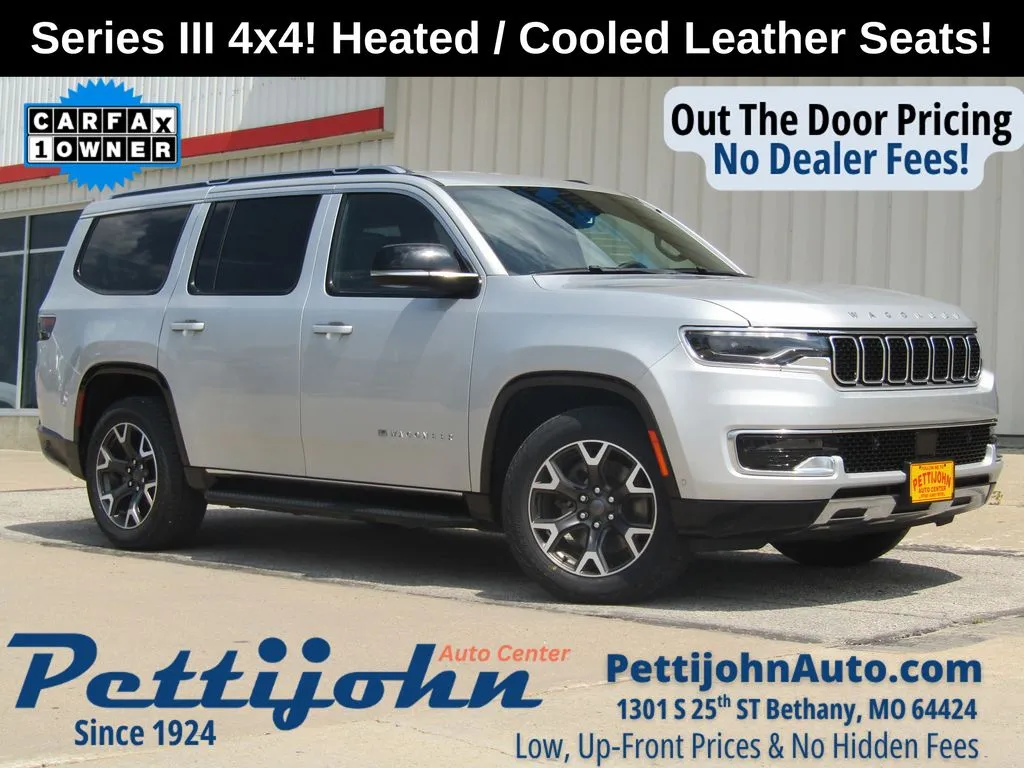 Used 2024 Jeep Wagoneer Series III with VIN 1C4SJVDP0RS111417 for sale in Kansas City