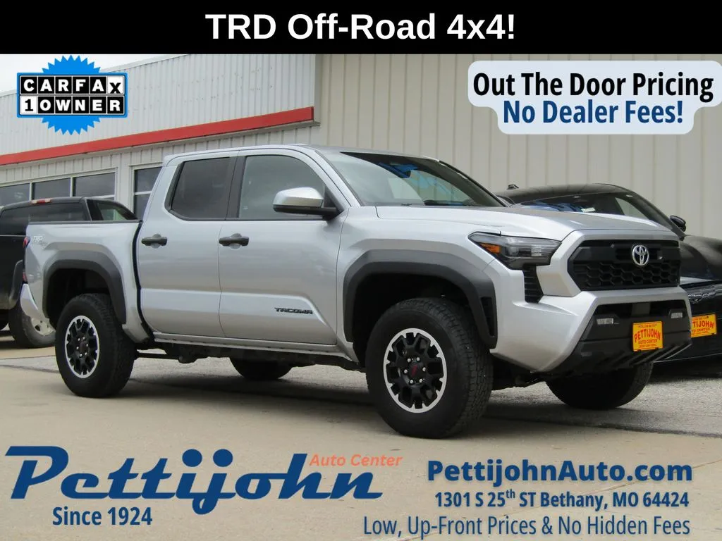 Silver 2025 Toyota Tacoma TRD Off-Road for sale in Bethany, MO