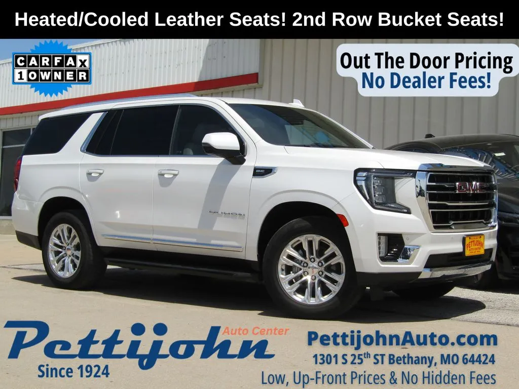 Used 2021 GMC Yukon SLT with VIN 1GKS2BKD2MR397960 for sale in Kansas City