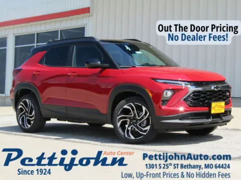 Red 2026 Chevrolet TrailBlazer RS for sale in Bethany, MO