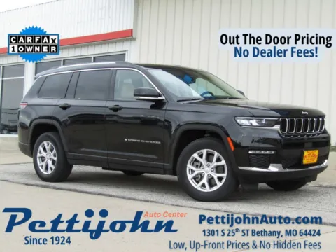 Black 2022 Jeep Grand Cherokee L Limited for sale in Bethany, MO