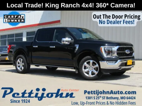 Black 2021 Ford F-150 King Ranch for sale in Bethany, MO