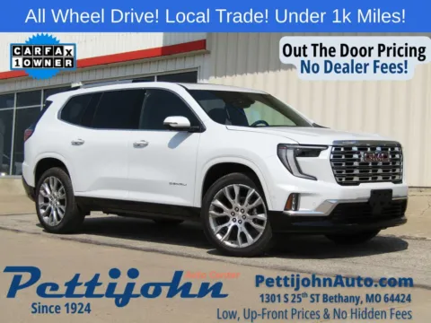 White 2026 GMC Acadia Denali for sale in Bethany, MO