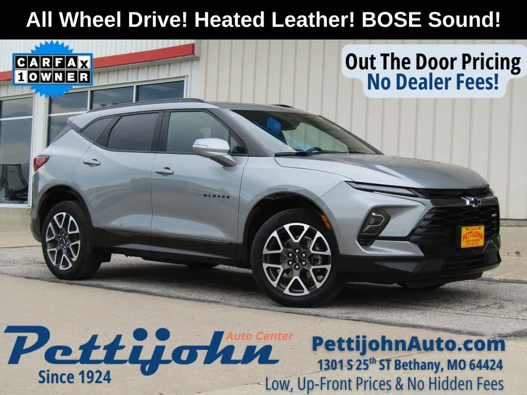 Gray 2025 Chevrolet Blazer RS for sale in Bethany, MO