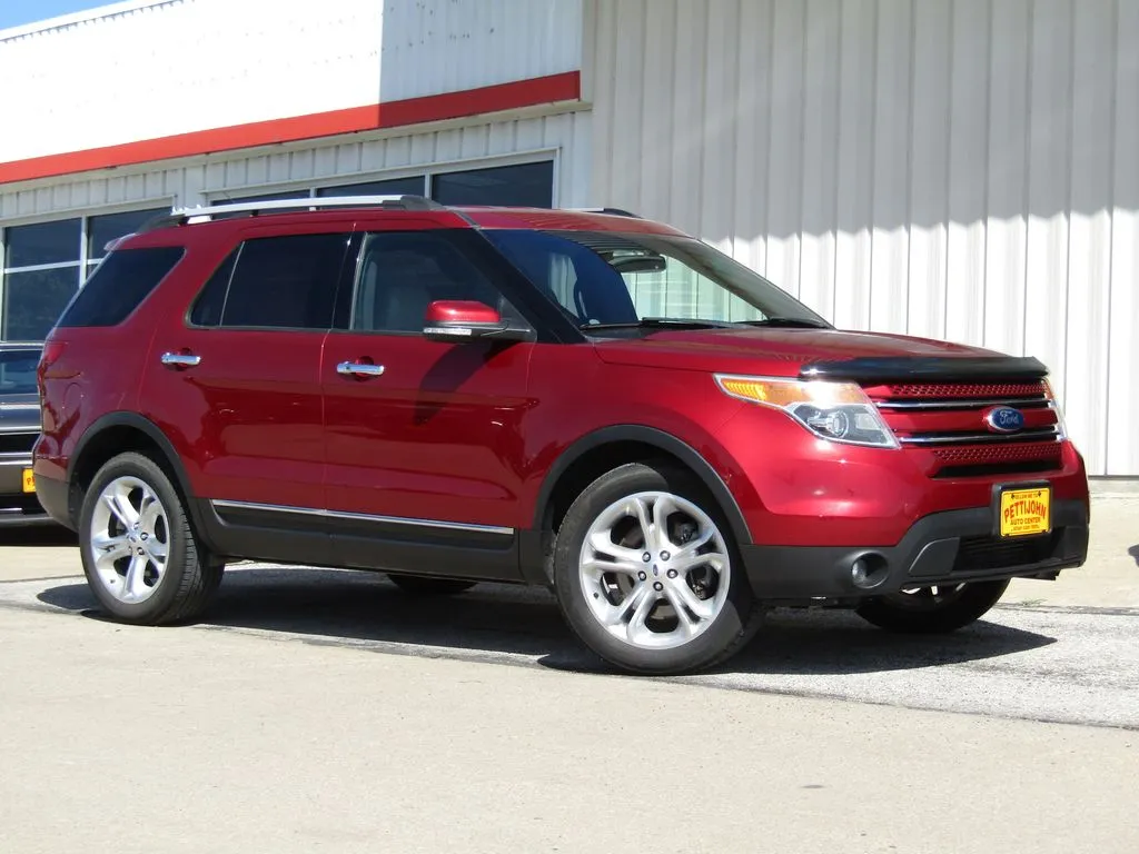 Red 2014 Ford Explorer Limited for sale in Bethany, MO