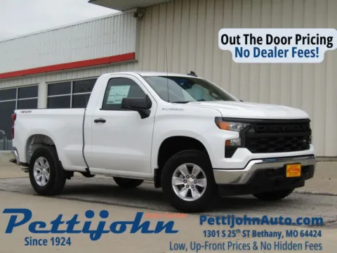 White 2026 Chevrolet Silverado 1500 WT for sale in Bethany, MO