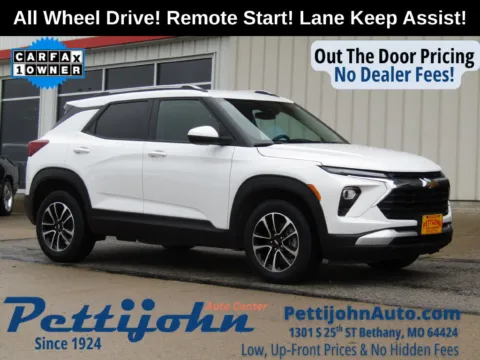 White 2025 Chevrolet TrailBlazer LT for sale in Bethany, MO