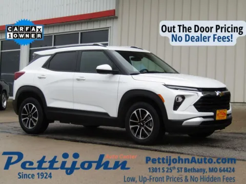 White 2025 Chevrolet TrailBlazer LT for sale in Bethany, MO