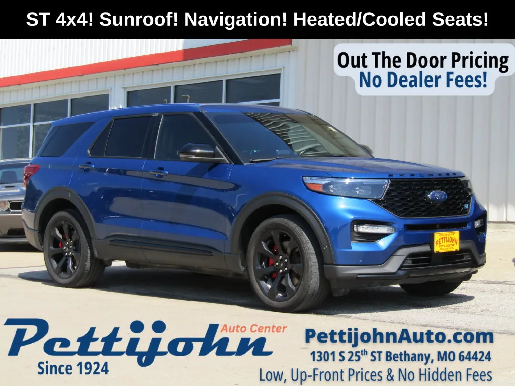 Blue 2022 Ford Explorer ST for sale in Bethany, MO