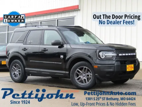 Black 2025 Ford Bronco Sport Big Bend for sale in Bethany, MO