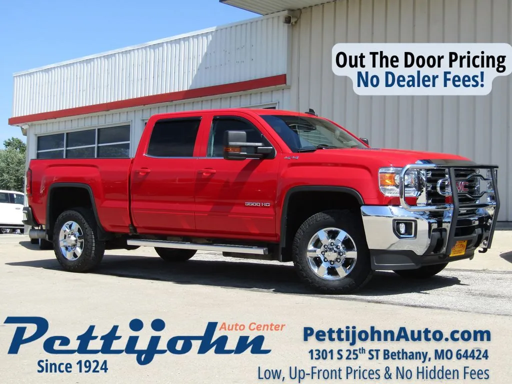 Red 2016 GMC Sierra 3500 HD SLE for sale in Bethany, MO