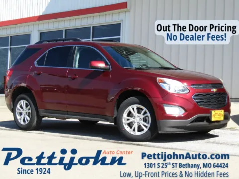 Red 2017 Chevrolet Equinox LT for sale in Bethany, MO