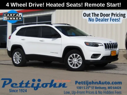 White 2022 Jeep Cherokee Latitude Lux for sale in Bethany, MO