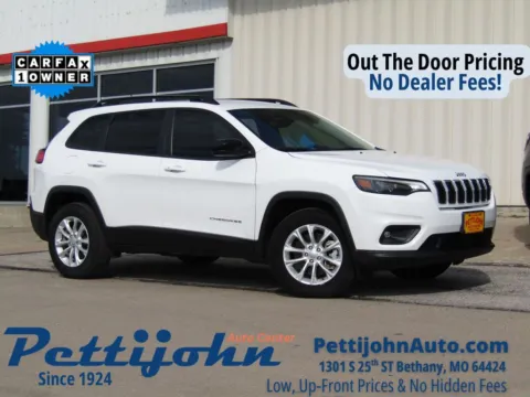 White 2022 Jeep Cherokee Latitude Lux for sale in Bethany, MO