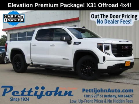 White 2023 GMC Sierra 1500 Elevation for sale in Bethany, MO