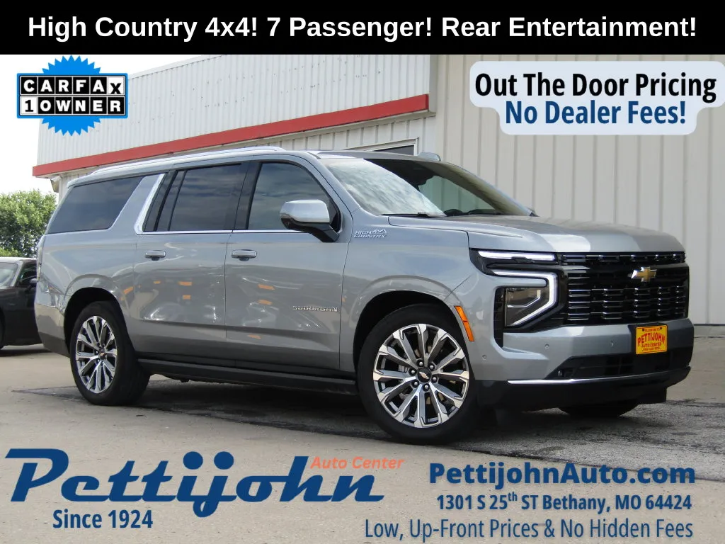 Gray 2025 Chevrolet Suburban High Country for sale in Bethany, MO
