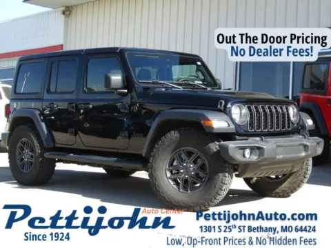 Black 2024 Jeep Wrangler Sport S for sale in Bethany, MO