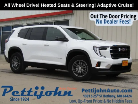 White 2025 GMC Acadia Elevation for sale in Bethany, MO