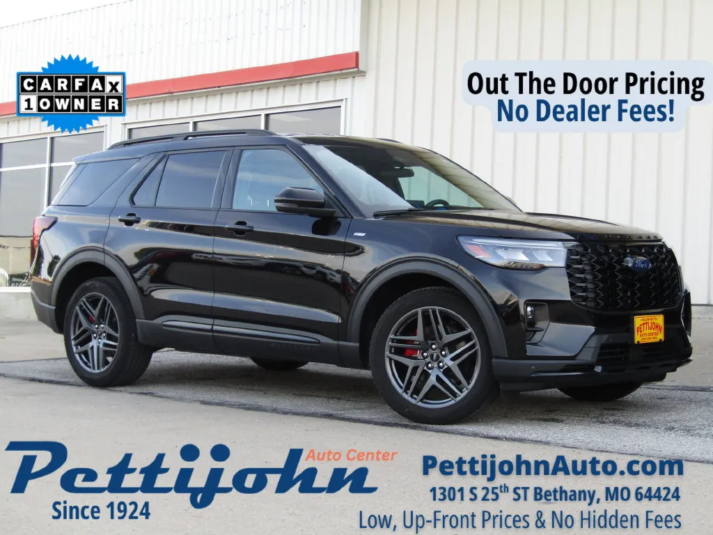 Black 2025 Ford Explorer ST-Line for sale in Bethany, MO