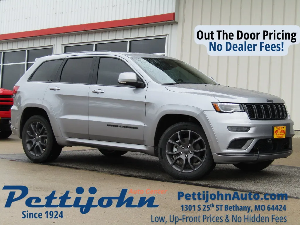 Silver 2021 Jeep Grand Cherokee Overland for sale in Bethany, MO