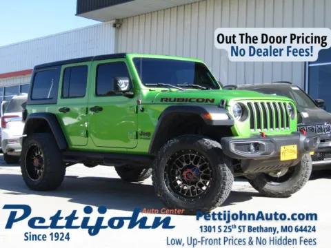 Green 2019 Jeep Wrangler Unlimited Rubicon for sale in Bethany, MO