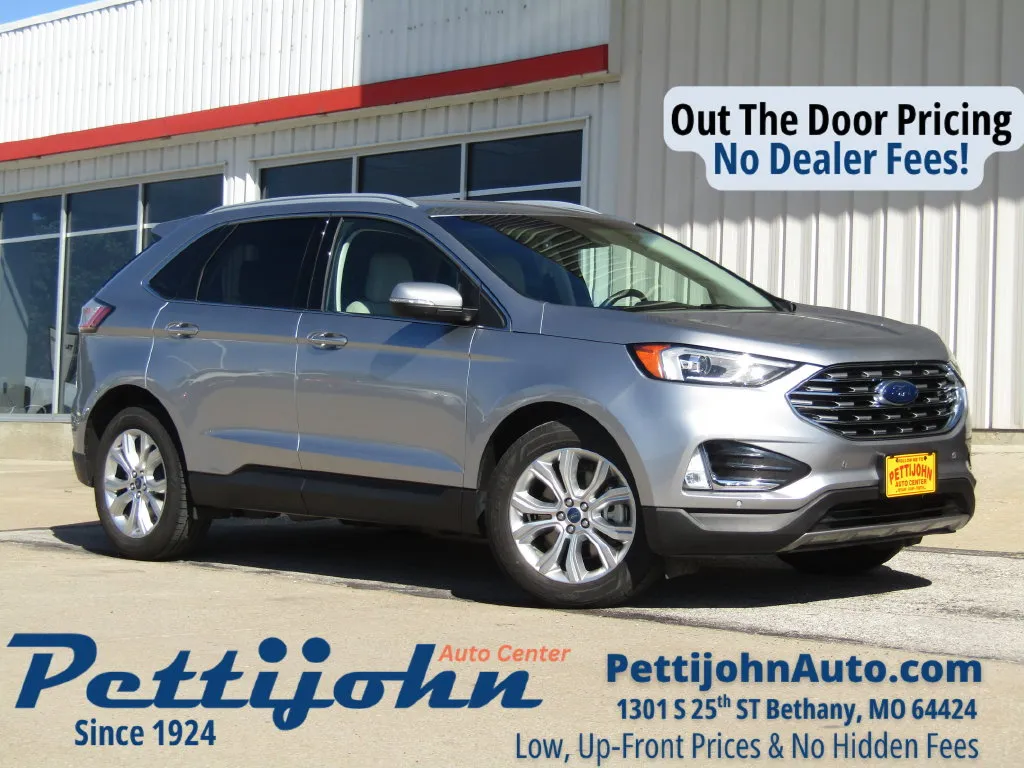 Silver 2020 Ford Edge Titanium for sale in Bethany, MO
