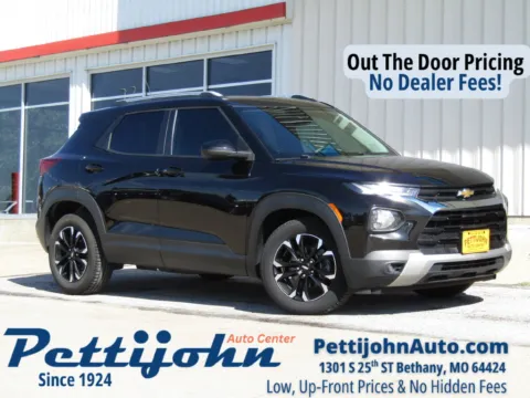 Black 2021 Chevrolet TrailBlazer LT for sale in Bethany, MO