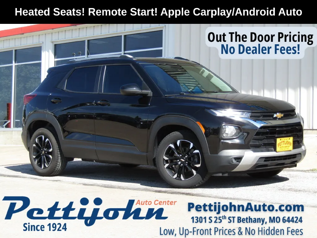 Black 2021 Chevrolet TrailBlazer LT for sale in Bethany, MO