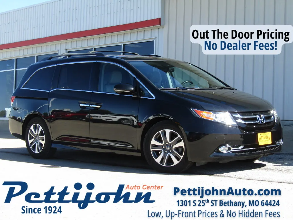 Black 2016 Honda Odyssey Touring Elite for sale in Bethany, MO