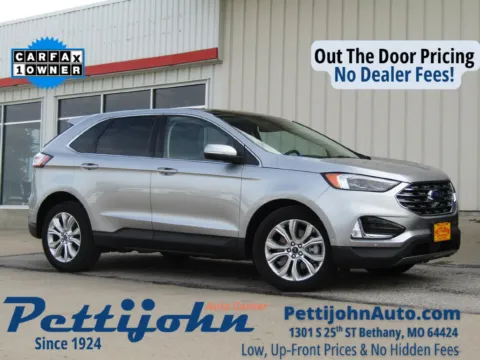 Silver 2020 Ford Edge Titanium for sale in Bethany, MO