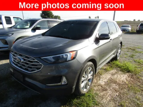 Gray 2023 Ford Edge Titanium for sale in Bethany, MO