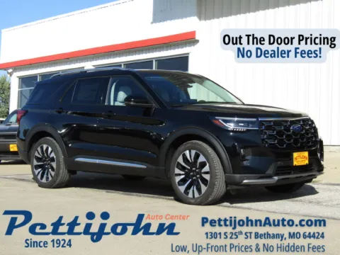 Black 2026 Ford Explorer Platinum for sale in Bethany, MO