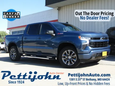 Blue 2024 Chevrolet Silverado 1500 RST for sale in Bethany, MO