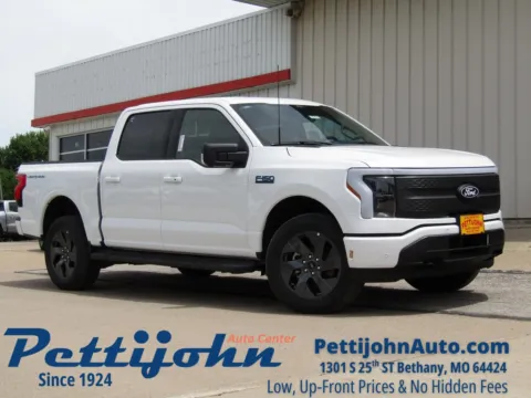 White 2025 Ford F-150 Lightning Flash for sale in Bethany, MO