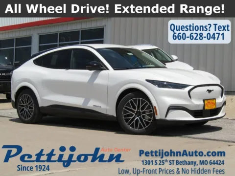 White 2025 Ford Mustang Mach-E Premium for sale in Bethany, MO