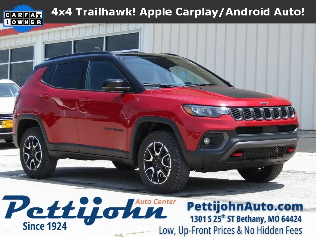 Red 2024 Jeep Compass Trailhawk for sale in Bethany, MO