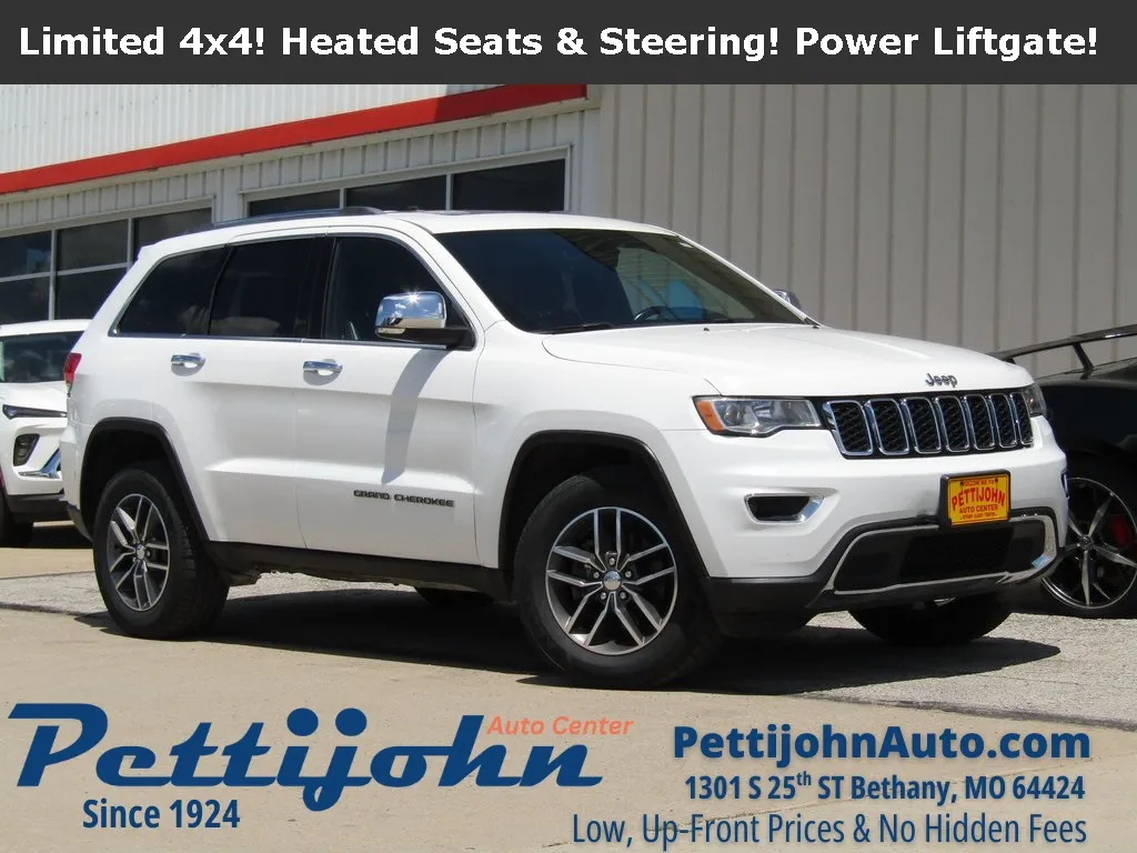 White 2018 Jeep Grand Cherokee Limited for sale in Bethany, MO