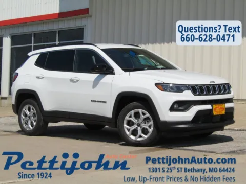 White 2025 Jeep Compass Latitude for sale in Bethany, MO