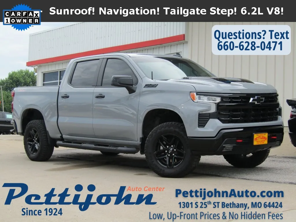 Gray 2024 Chevrolet Silverado 1500 LT Trail Boss for sale in Bethany, MO