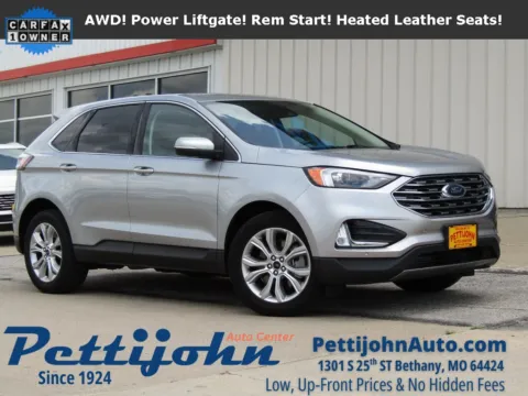 Silver 2024 Ford Edge Titanium for sale in Bethany, MO