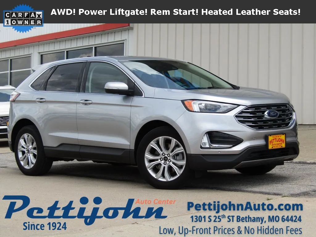 Silver 2024 Ford Edge Titanium for sale in Bethany, MO
