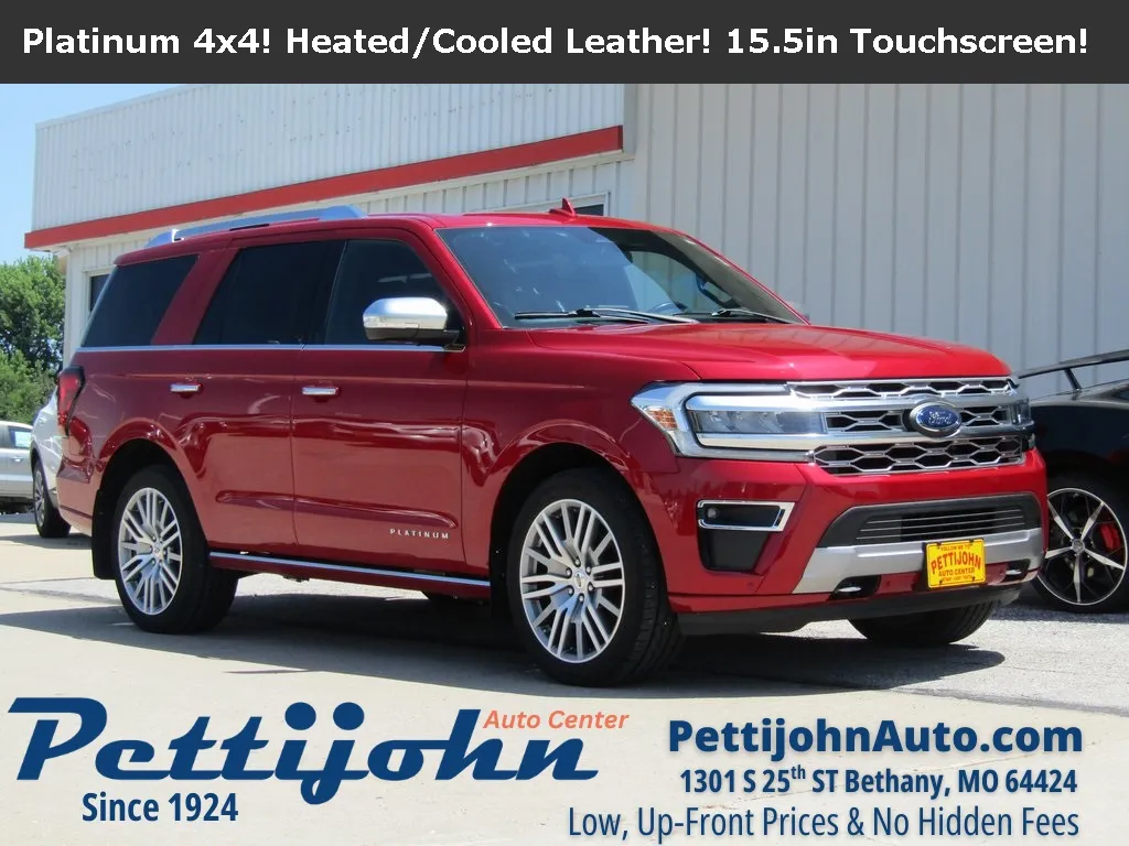 Red 2022 Ford Expedition Platinum for sale in Bethany, MO