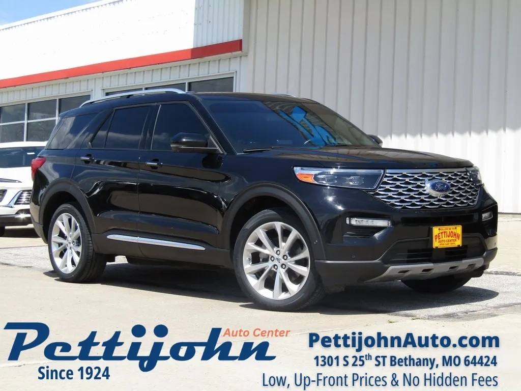 Black 2021 Ford Explorer Platinum for sale in Bethany, MO