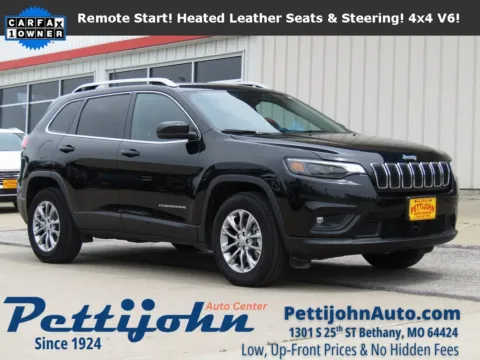 Black 2021 Jeep Cherokee Latitude Lux for sale in Bethany, MO