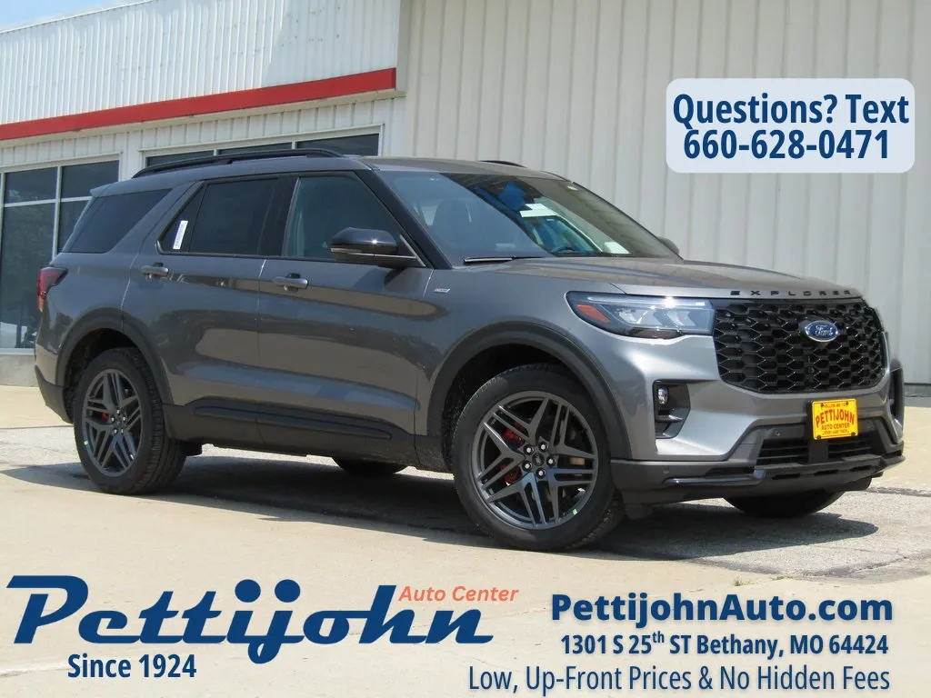 Gray 2025 Ford Explorer ST-Line for sale in Bethany, MO