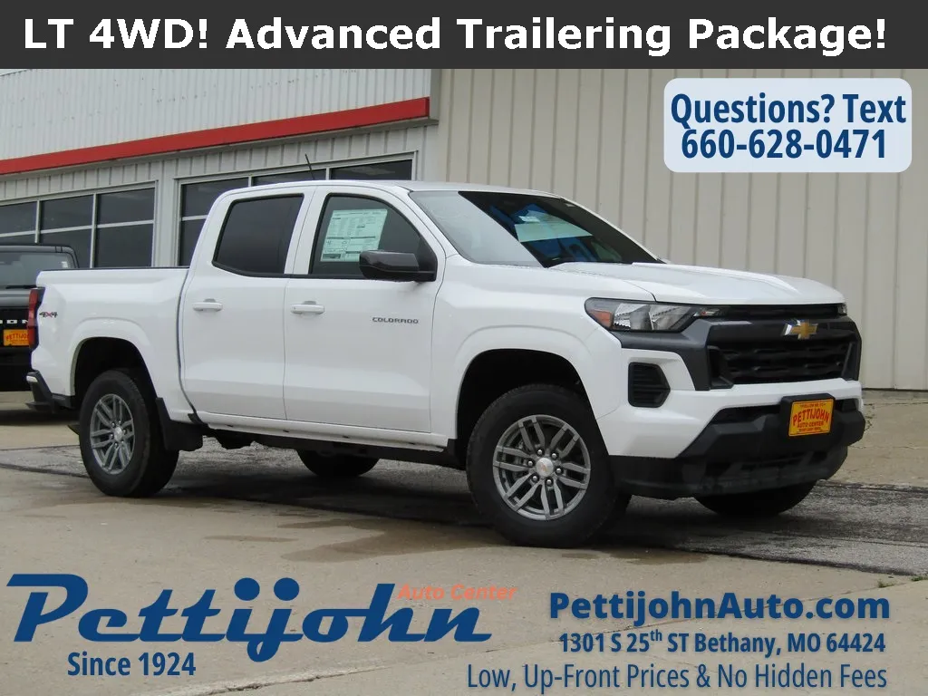 White 2025 Chevrolet Colorado LT for sale in Bethany, MO
