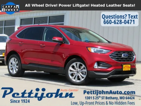Red 2024 Ford Edge Titanium for sale in Bethany, MO